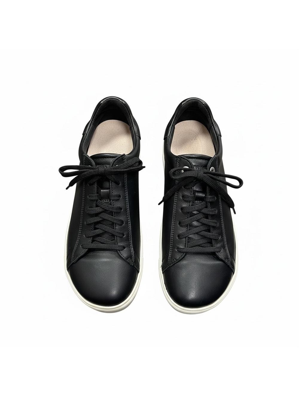 Birkenstock Black Leather Low-Top Sneakers Size 43